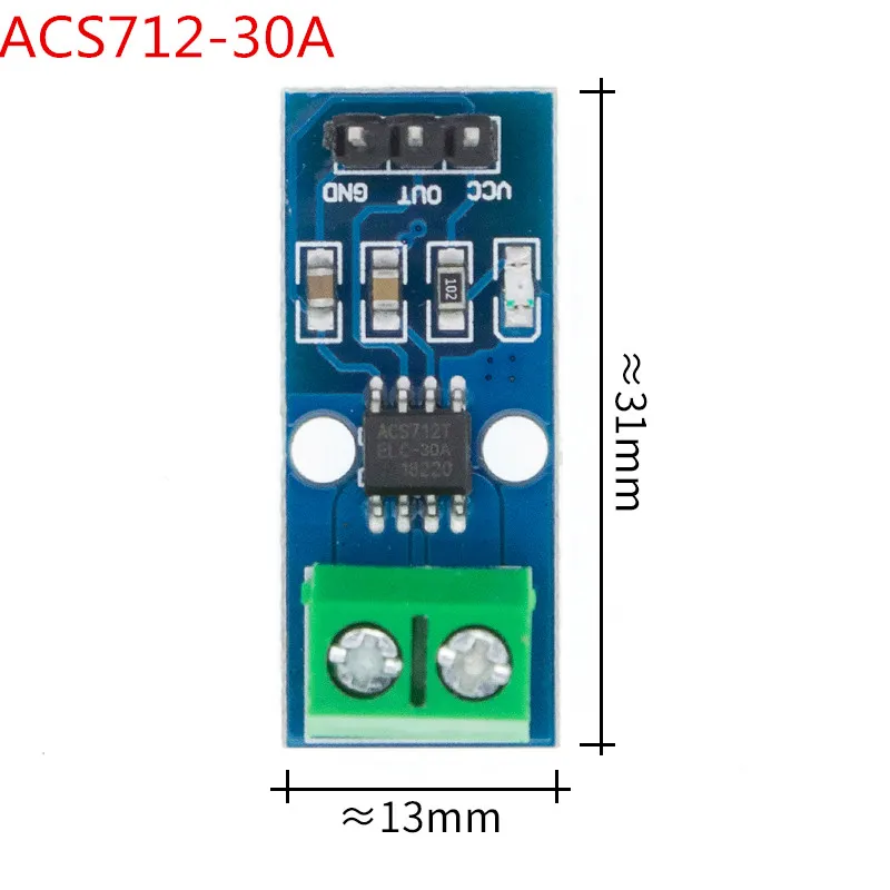 10 шт в упаковке, новая ACS712 ток Сенсор модуль 5A 20A 30A ACS712 модуль ACS712-5A ACS712-20A ACS712-30A