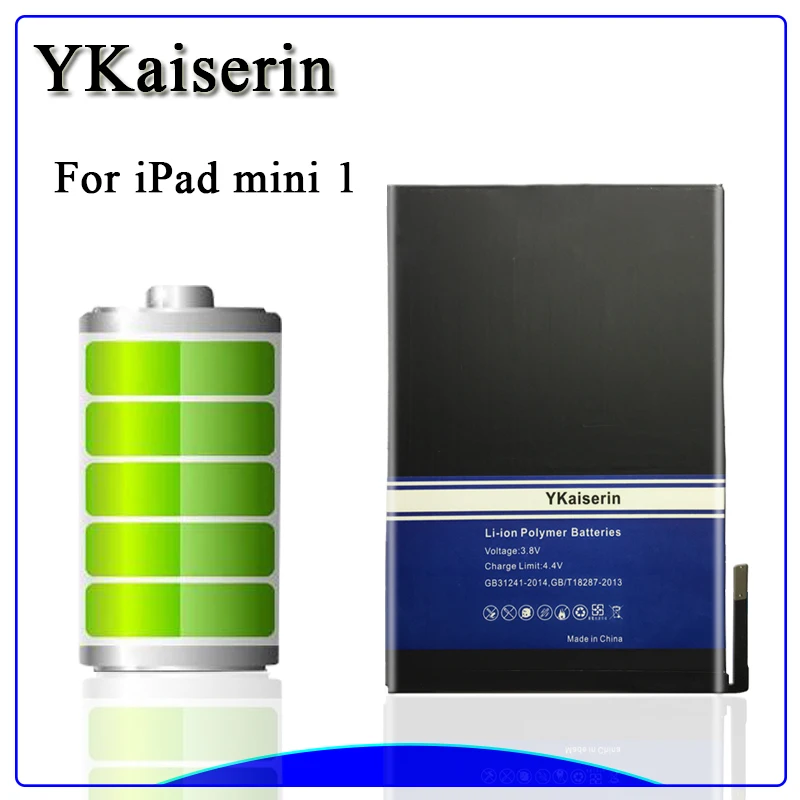 Новинка 5600mAh аккумулятор для планшета для Apple IPad Mini 1 A1432 A1454 A1455 сменный литий-полимерный аккумулятор Mini1 Batterij
