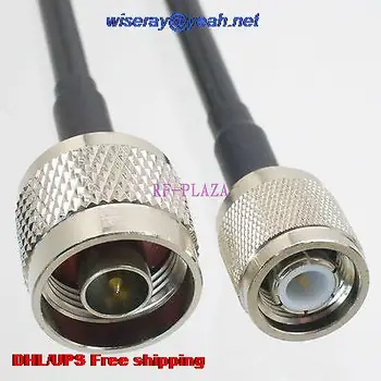 

DHL/EMS 50 pcs Cable 3FT N male plug to TNC male plug RG58 RF Pigtail jumper cable with one year warranty-A2