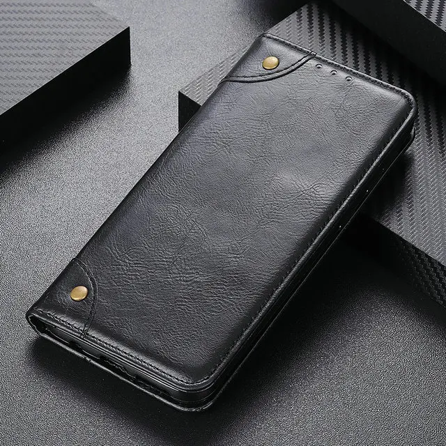Черный Для Coque samsung A50 случае A40 samsung A30 чехол, Роскошный футляр Магнитный откидная крышка для samsung Galaxy A70 случае A20 Galaxy A10 - Цвет: Черный