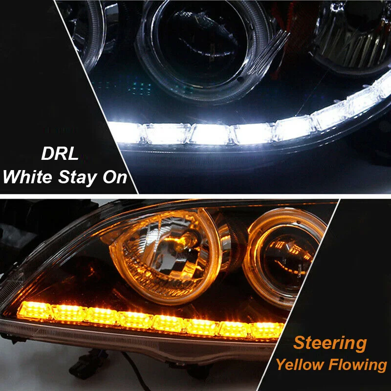 

Auto 16-LED Streamer Daytime Running Turn Signal Flowing Light Lamp Accessories
