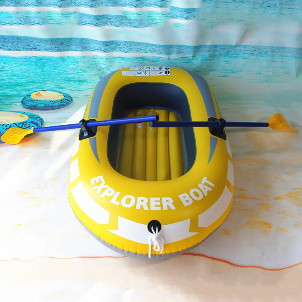 Inflatable Boat Kayaking Fishing Canoe PVC Individual Boating Sport Tools Convenient Drifting Rubber Boat Professional