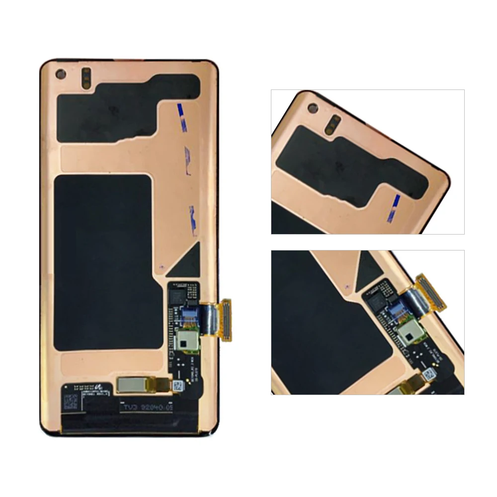 ORIGINAL SUPER AMOLED LCD For SAMSUNG Galaxy S10 G973F DS G973U G973 SM G973 LCD Display 4
