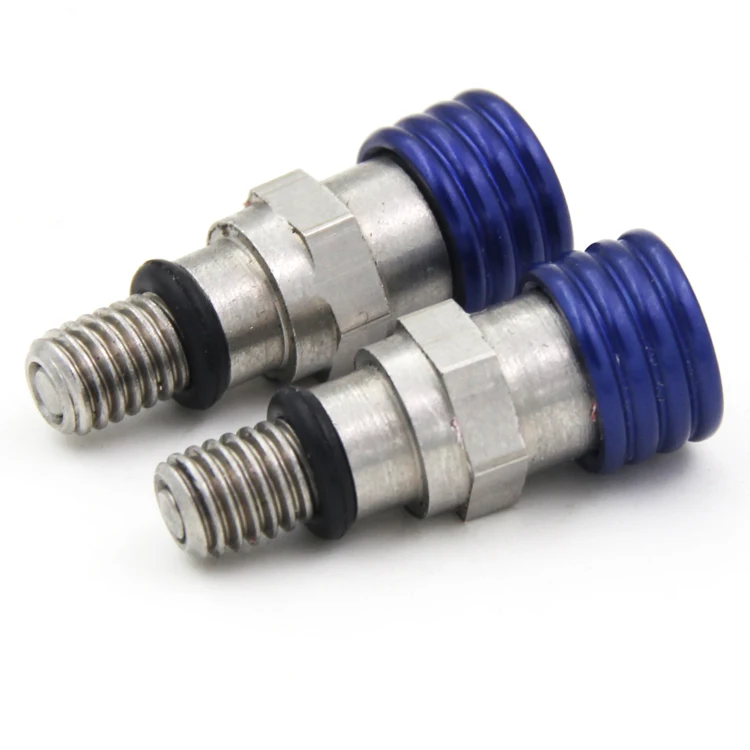 M5x0.8mm мотоциклетная вилка воздухоотводчик предохранительный клапан для Honda Yamaha Kawasaki Suzuki CR80 CR125R CR250R CRF250R 450R 250RX 450RX - Цвет: Синий