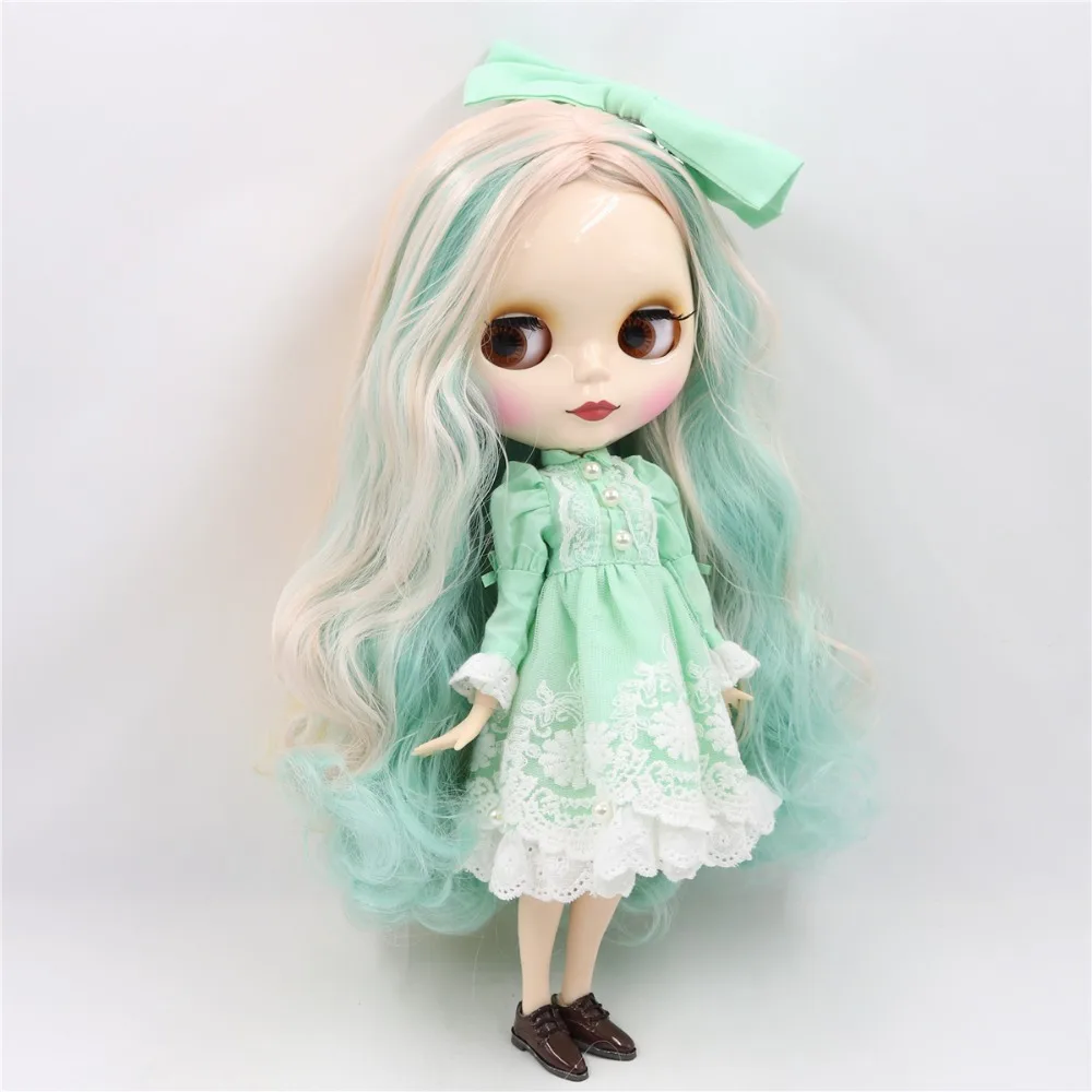 Neo Blythe Doll Princess Lace Dress with Bow Pin 2
