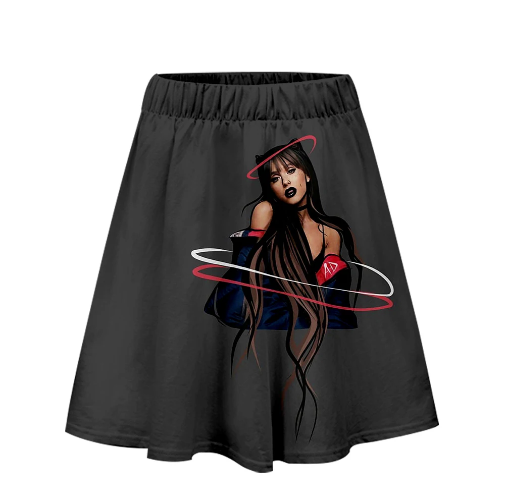 Ариана Гранде юбка Harajuku Повседневная стиль Harajuku поп юбки новые сексуальные Kpop Женские повседневные Горячая Распродажа Мода