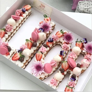 

8/10/12 inch Alphabet Cake Mold Cake Decorating Tools Maker Birthday Bakeware Pastry Tools Cake Design Baking Accessories