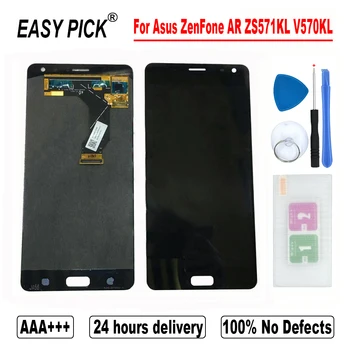 

5.7" AM-OLED For Asus ZenFone AR ZS571KL V570KL LCD Display Touch Screen Digitizer Assembly with Frame Free Tools