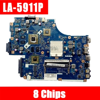 

The laptop motherboard for For ACER ASPIRE 5551G 5552G MBR4302001 NEW75 LA-5911P REV:1.0 With graphic card 8 Chips