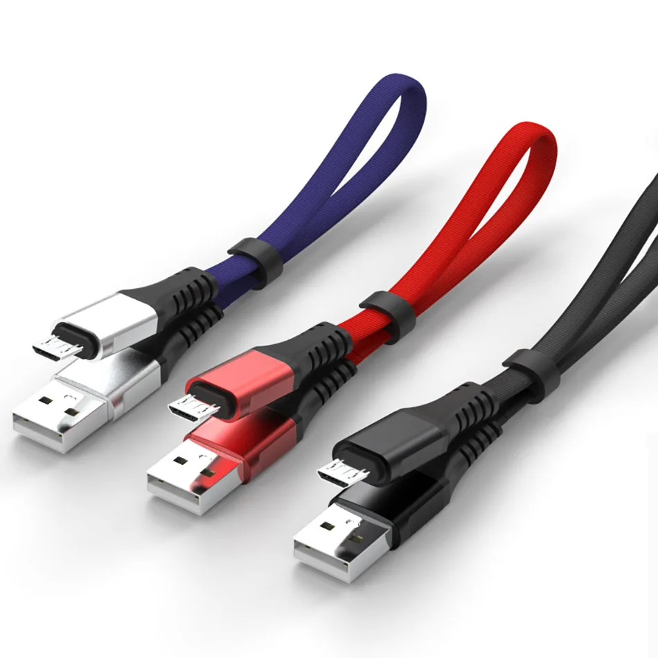 

USB Charge Data Cable For iphone XS MAX XR X 8 7 6 6S 5S Plus Charging Cables For HUAWEI Type C XIAOMI Samsun Short Charger Line