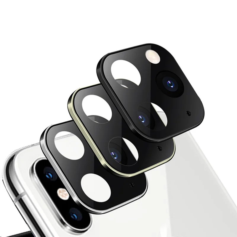 Пленка для объектива камеры из закаленного стекла для iPhone X XS MAX, чехол для камеры, Сменный Чехол для iPhone 11 Pro MAX, кольцевой чехол
