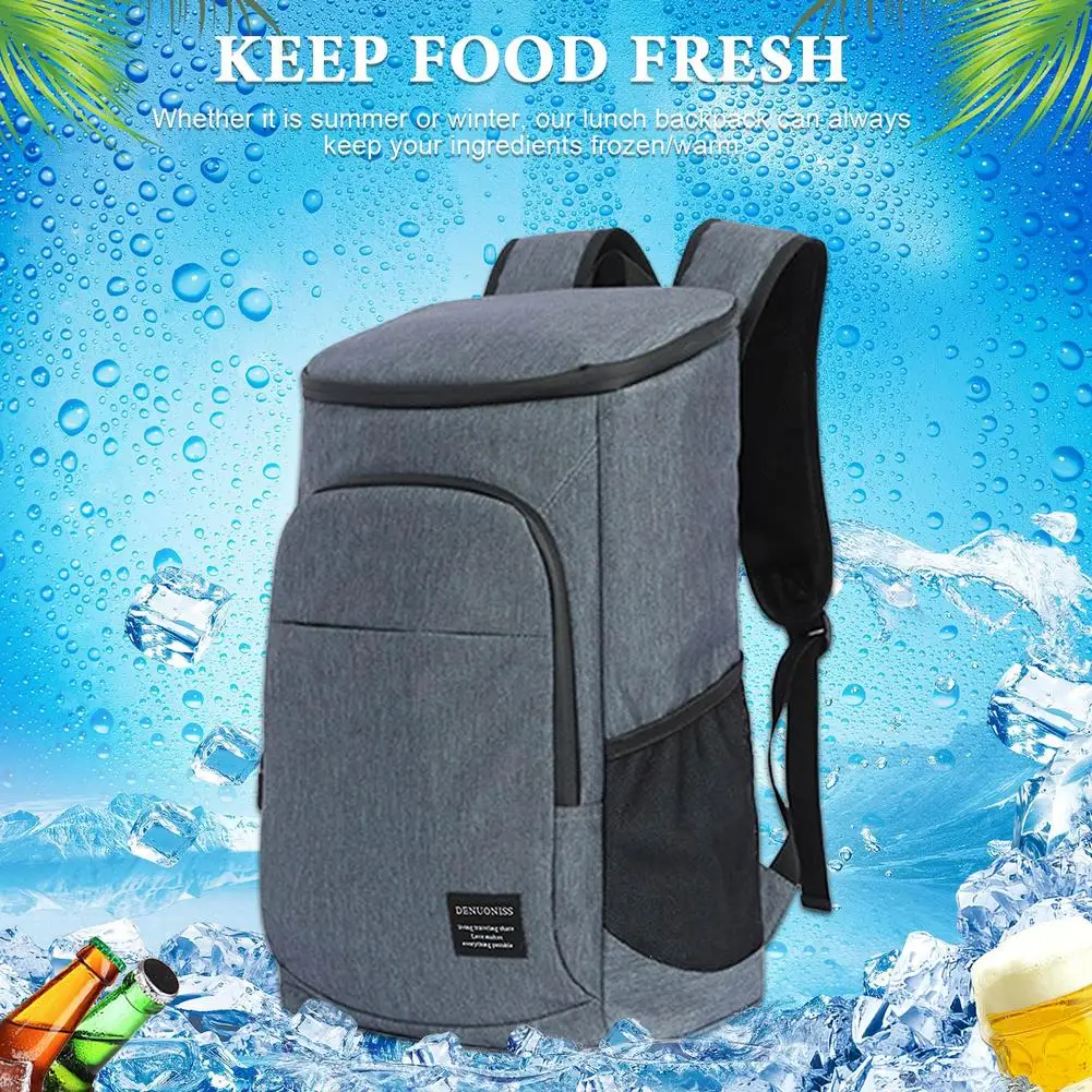 Waterproof Leakproof Large Capacity Insulated Cooler Backpack For Hiking Picnic 