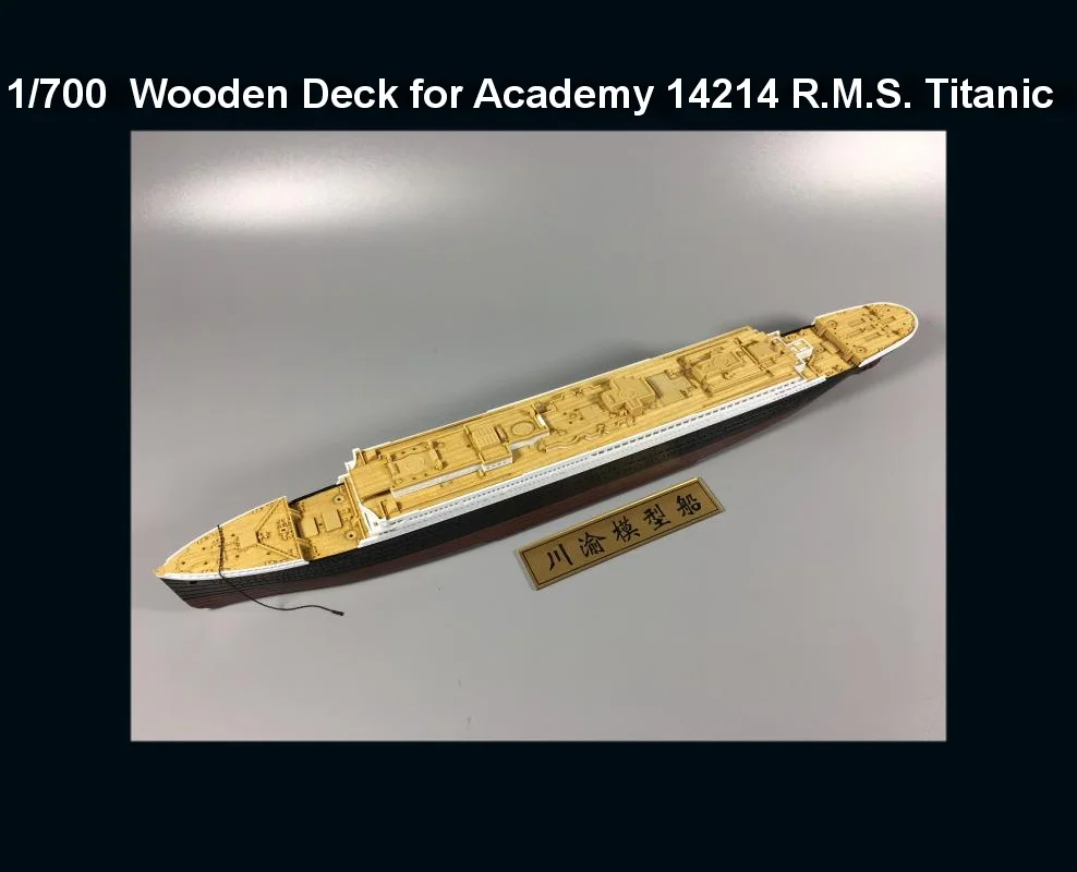 

1/700 Scale Wooden Deck for Academy 14214 R.M.S. Titanic Ship Model Kit CY700018 Assemble