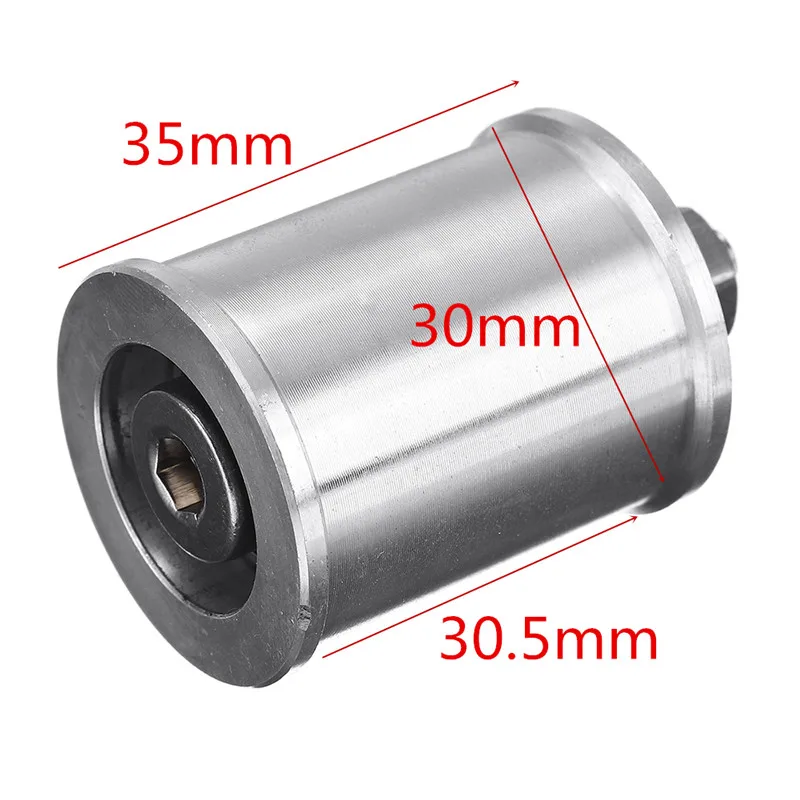 DIY Abrasive Tool 30mm Belt Sander Conveyor Driving Wheel For 5/6/8/10mm Motor Spindle Belt Power Wheel Aluminum Alloy grinder accessories