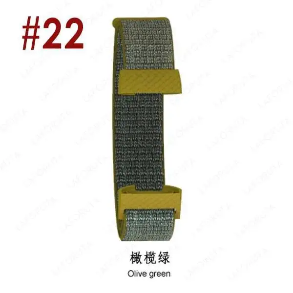 22 Olive Green Laforuta браслет для Fitbit Charge 3 Band Charge3 нейлоновый ремешок для часов Женский Мужской Браслет Фитнес Спорт петля аксессуары - Цвет ремешка: 22 Olive Green