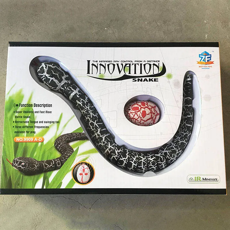 RC Змея с дистанционным управлением игрушки USB животные трюк ужасающий Моделирование игрушки для детей забавная новинка подарок новинка Лидер продаж