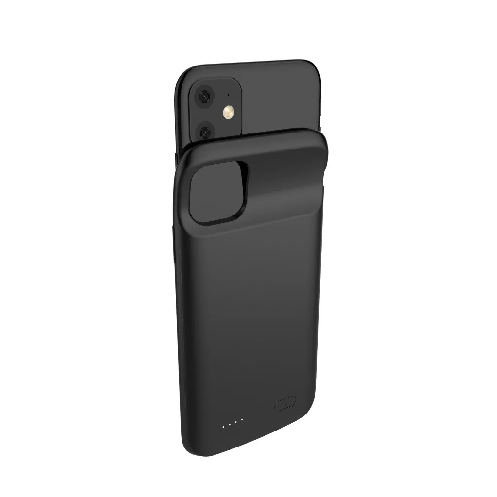 Для iphone 11 6,1 дюймов чехол с 4800 мАч чехол дополнительный аккумулятор телефон зарядка питания чехол для iphone 11 6,1 дюймов FW2