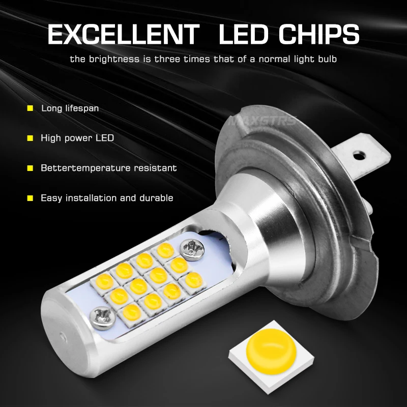 2x 1400LM H7 H8 H11 Led HB4 9006 HB3 9005 туман светильник s лампы 3535 SMD 5500K белый вождение автомобиля ходовой огонь автоматические светодиоды светильник 12V 24V