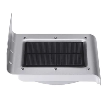 

Dozzlor 16 LED Solar Lamps Outdoor Waterproof Curved Style Human Body Induction + Low Light + Light Control Solar Charging Lamp