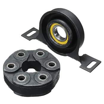 

1x E36 Car Transmission Center Bearing Support Flex Disc Kit+Bracket For BMW 3 Series E36 26121226731 26111227410