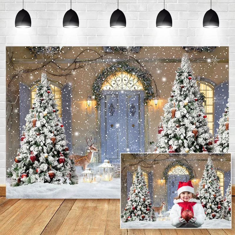 

Christmas Backdrops for Photography Christmas Backdrop Snow Winter Photocall Background Photo Studio Christmas Tree Backdrop