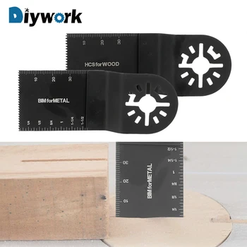 

DIYWORK 2 Pieces Circular Saw Blades for Multimaster Power Tool Wood Cutting Saw Blade for Metal Wood Cutting Woodworking