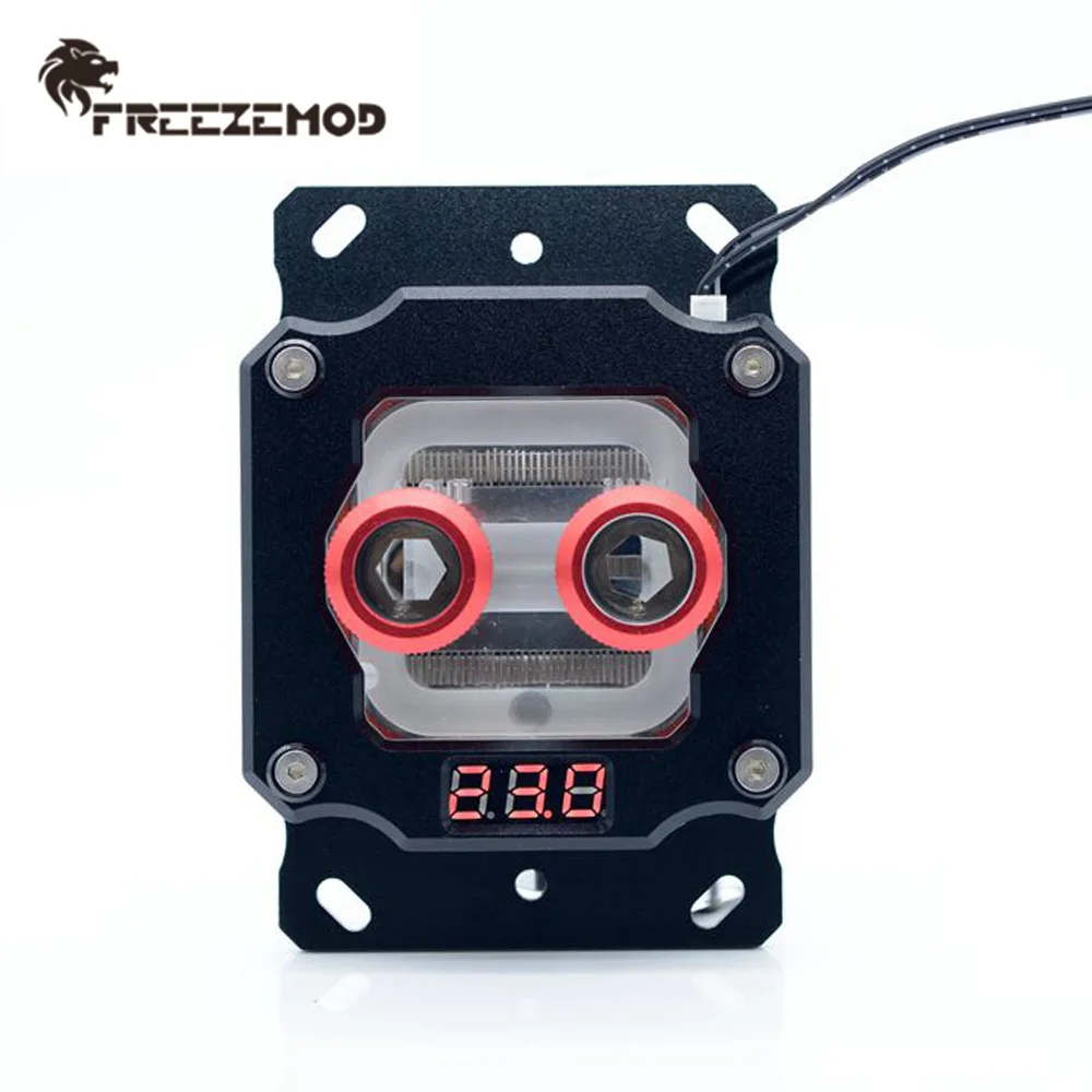 FREEZEMOD блок водяного охладителя процессора с датчиком температуры ЖК-экран для AMD