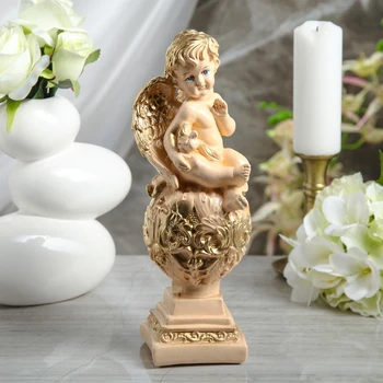 

Figurine "Angel on a ball with a dove" 29 cm