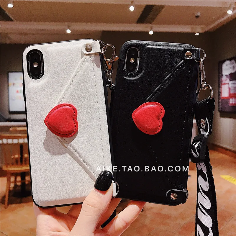 Модный ремешок через плечо кошелек чехол для телефона для iPhone 11 XS MAX XR X 7 8 6 6S Plus кожаный Слот для карт с плечевым ремнем