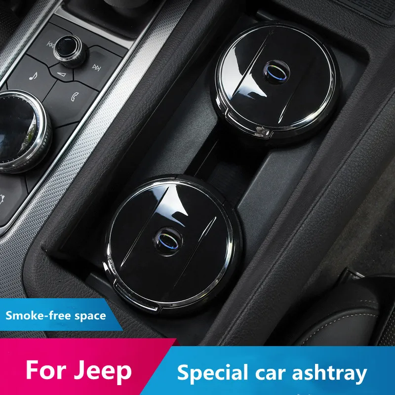 

Подходящая для Jeep Wrangler направляющая, керамическая подкладка, автомобильная пепельница, Специальная модифицированная многофункциональная ...