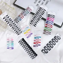 12 шт./компл. черный заколки для волос для Для женщин заколка для волос леди заколки для волос Невидимый волна заколка для волос, заколка для волос Аксессуары в комплекте