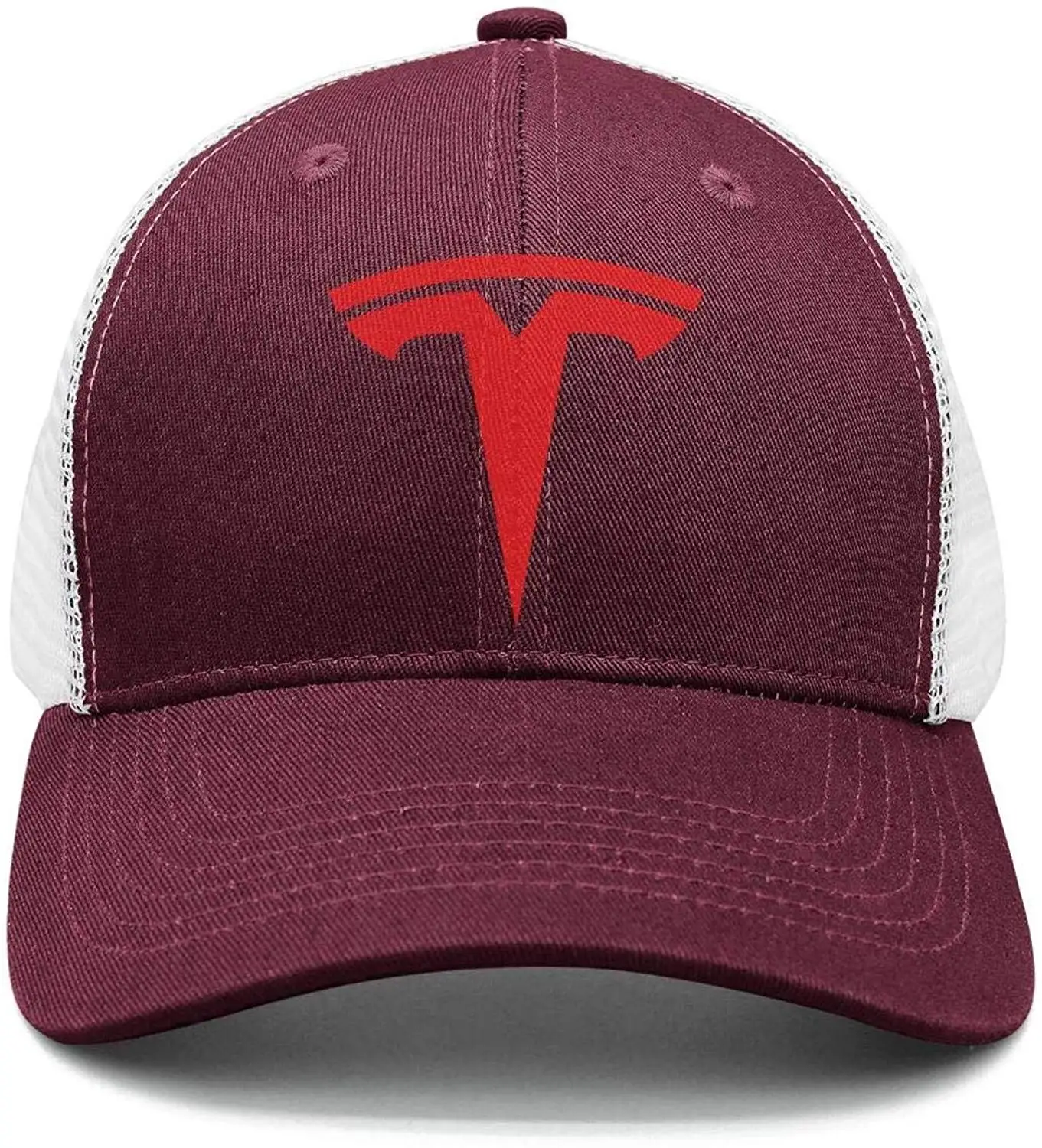 Мужские и женские регулируемые бейсболки с логотипом Tesla-Trucker Dad