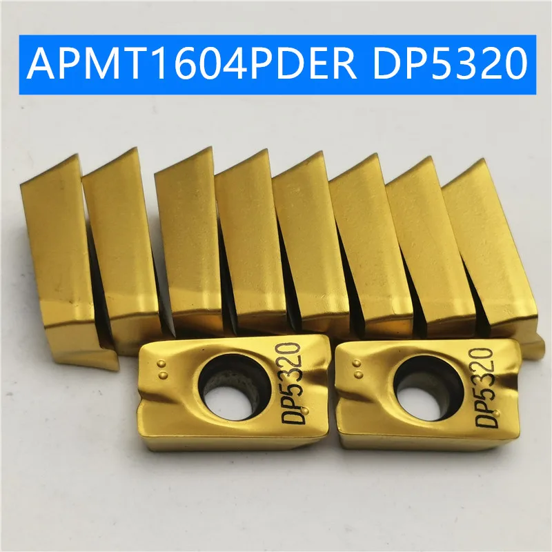 100 шт. APMT1604 DP5320 поворотные твердосплавные вставки инструмент токарная обработка