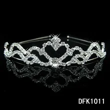 Лидер продаж, Кристальные тиары принцессы и повязка в виде короны для девочек, любовь, Свадебный Выпускной, корона, Свадебная вечеринка, свадебный головной убор
