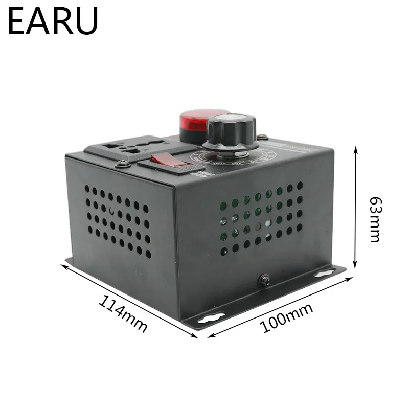 do Motor, Dimmer Termostato 4000W, AC 0-220V, EU Plug