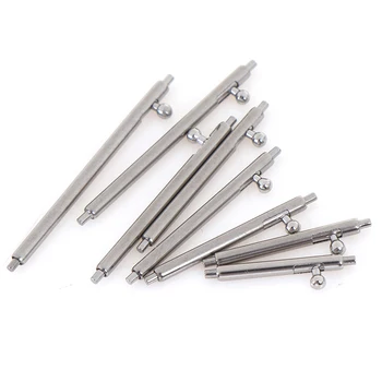 

10Pcs Quick Release Spring Bars Stainless Steel Watch Band Strap Pin Bar Easy Installation Tool Parts 12~24mm