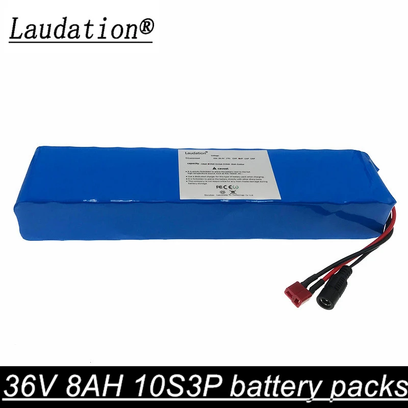 

36v lithium battery 10s3p 8AH 18650 electric scooter battery pack built-in 15A bms 36v battery bms electric scooter battery pack without charger