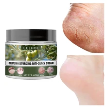 

Natural Olive 50g Oil Anti-Drying Crack Foot Cream Heel Cracked Repair Cream Removal Dead Skin Hand Feet Care For Family