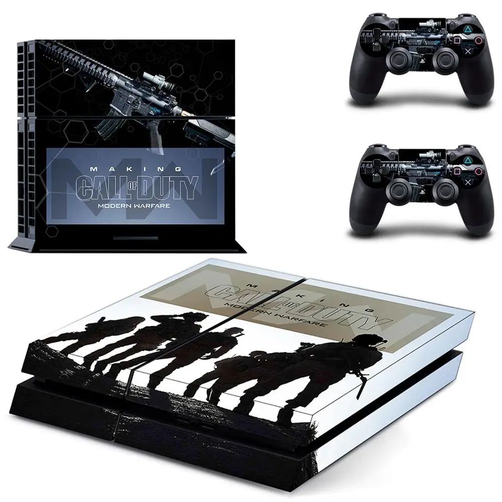 GYTM2833 PS4 Современная Warfare 2 наклейки s PS 4 Виниловая наклейка для кожи Play station 4 Pegatinas для консоли playstation 4 и 2 контроллера - Цвет: GYTM2833