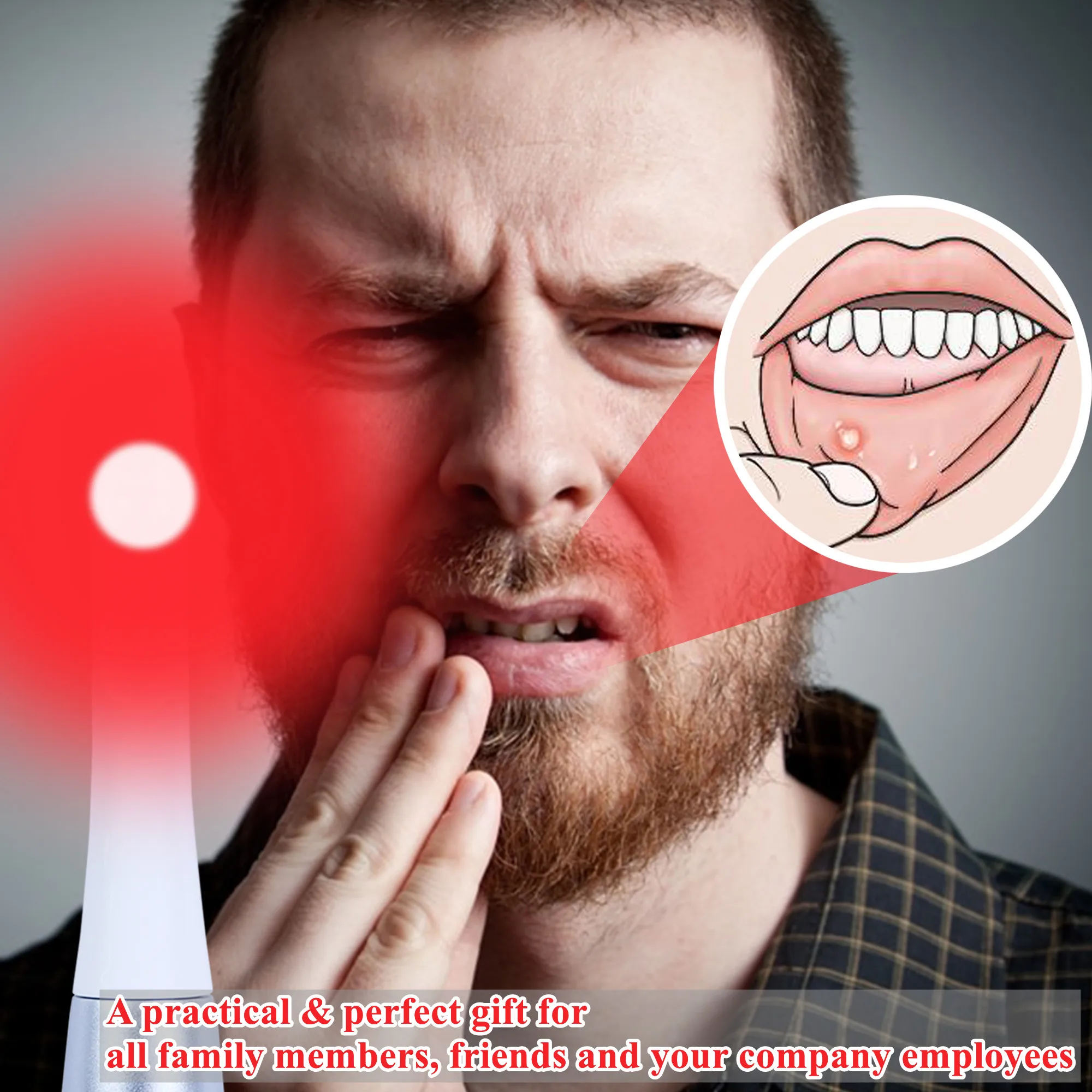 Lights & Lighting Red Light Therapy device for Cold Sore Herpes Canker