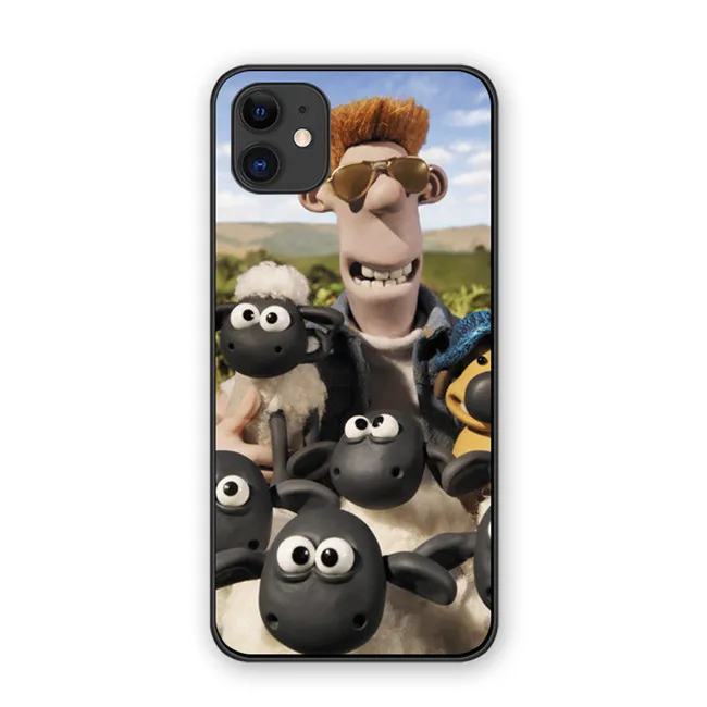 Чехлы для телефонов Shaun the Sheep cartoon Farmageddon для iphone 6S 6 7 8 Plus черный силиконовый чехол для iphone 11 Pro MAX X XS XR - Цвет: 6
