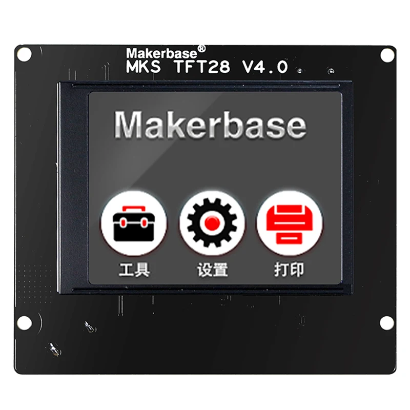 Makerbase 2,8 дюймов 3d принтер нажатие на экран Смарт-контроллер дисплей MKS TFT28 Поддержка приложения wifi Outage 5 язык-SCLL