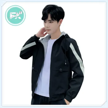 

G. SKY Men Jacket Spring Coat Men Trend Autumn Slim Fit Casual Handsome Baseball Uniform Hooded Men'S Wear