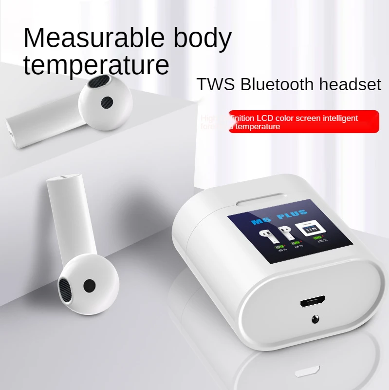 Новый пистолет для измерения температуры тела M6plus Bluetooth гарнитура 5.0TWS