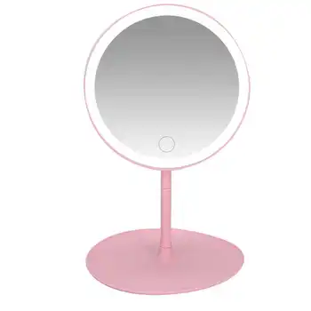 

Makeup Brushes Cosmetics Brushes LED Makeup Mirror 90 Degrees Rotational USB Plug In Touches Switch Cosmetic Mirror Eye