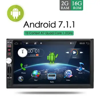 

Car Radio 7 inch 2 din Bluetooth car radio on Android with radio, GPS, WiFi for