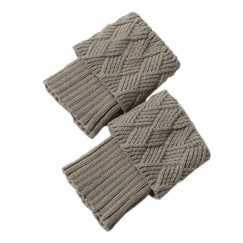 1 Pair Autumn Winter Women Buttons Leg Warmers Short Fashion Hollow Boot Cuff Piernas Knitting Boot Socks Gaiters