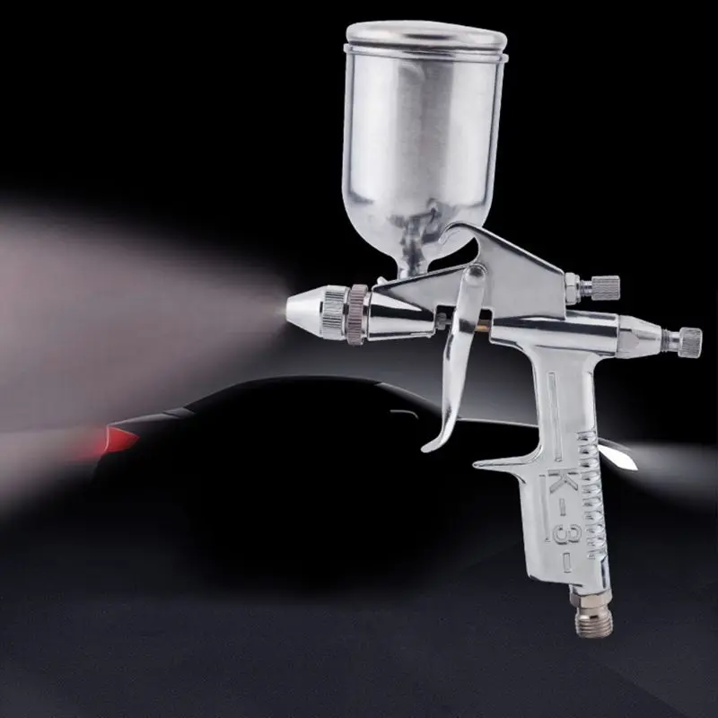 K-3 Pneumatic Paint Spray Gun 0.5mm Nozzle 125ML Capacity Professional Power Tool Mini Airbrush