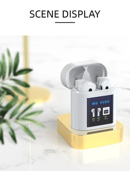 

M6 PLUS Wireless Earphone Wireless Headphones Tap Control Dual MIC Sport Bluetooth Headsets Fast Shipping