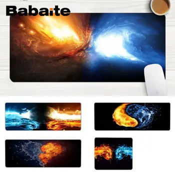 

Babaite Funny Ice and fire Anti-Slip Durable Silicone Computermats Large Lockedge Mouse pad PC Computer mat